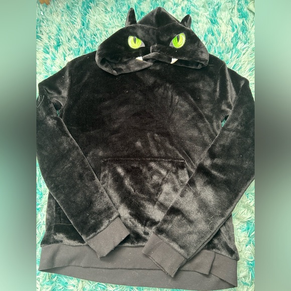 black soft dragon hoodie - Picture 1 of 1
